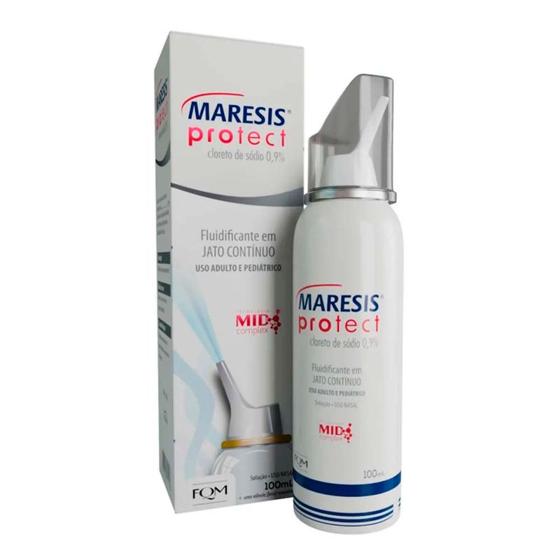 maresis protect cloreto de sódio 0,9% 100ml solução uso nasal fqm