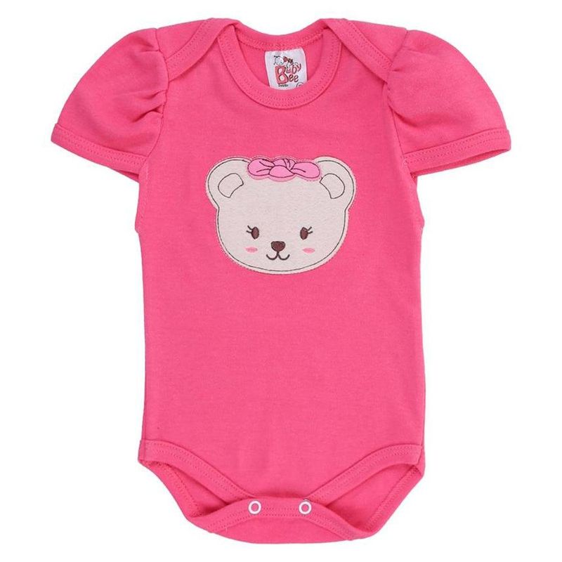 conjunto bebê baby bee p rosa (mp)