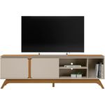 rack para tv até 70" linea istambul nature com off white