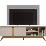 rack para tv até 70" linea istambul nature com off white