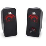 caixa de som gamer redragon stentor preto