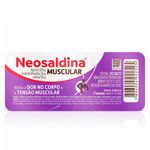 neosaldina muscular dipirona 300mg + citrato de orfenadrina 35mg + cafeina 50mg 10 comprimidos hypera