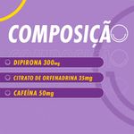 neosaldina muscular dipirona 300mg + citrato de orfenadrina 35mg + cafeina 50mg 10 comprimidos hypera