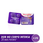 neosaldina muscular max dipirona 600mg + citrato de orfenadrina 70mg + cafeina 100mg 4 comprimidos hypera