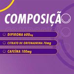 neosaldina muscular max dipirona 600mg + citrato de orfenadrina 70mg + cafeina 100mg 4 comprimidos hypera