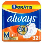 absorvente always suave com abas 32 unidades