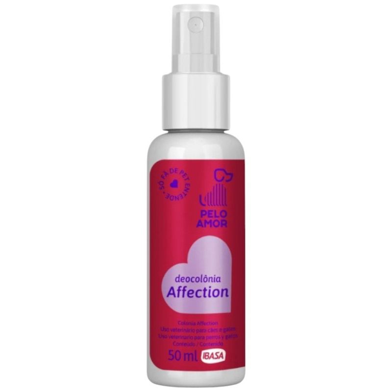deocolônia para cães e gatos ibasa affection 50ml (mp)