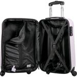 mala de bordo sestini all 5t pequena com rodas branco 041104-24