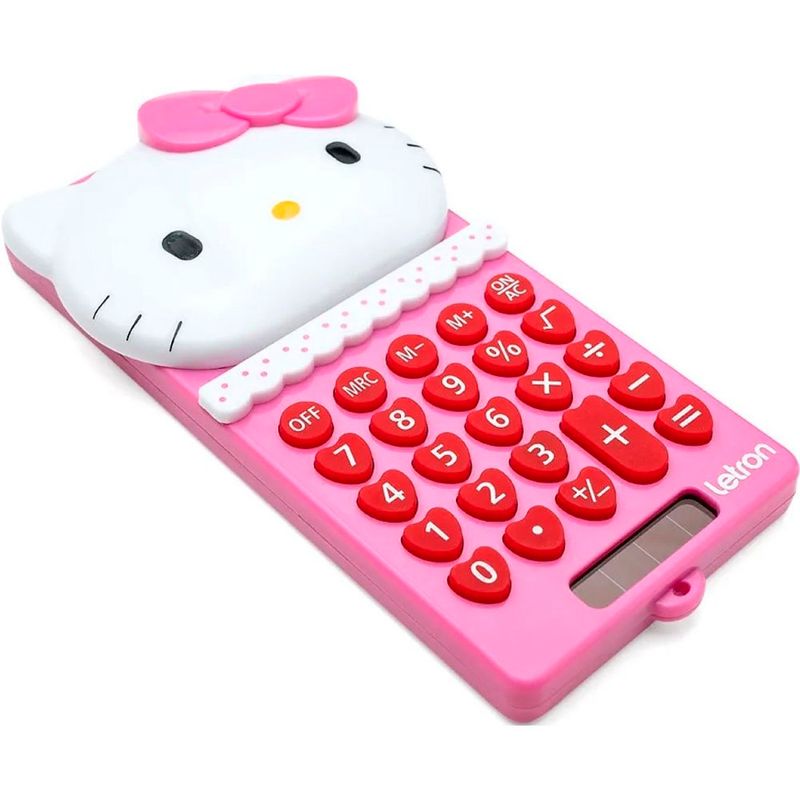 calculadora hello kitty letron 8 digitos (mp)