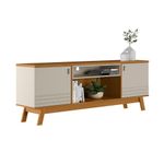 rack para tv até 75" linea colorado nature com off white
