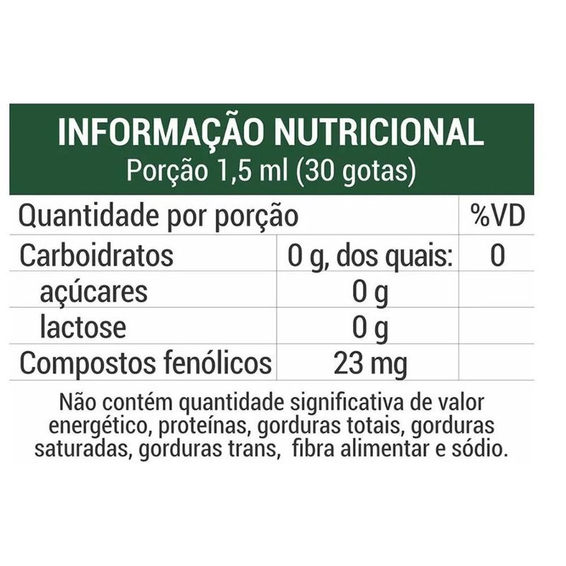 extrato de propólis verde 30% 20ml gotas sobral