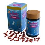 peixinhofort ômega 3 infantil 450mg 60 cápsulas mastigáveis sabor cereja fortlife