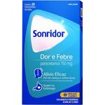sonridor dor e febre paracetamol 750mg 20 comprimidos heleon