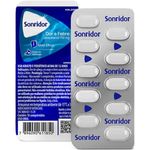 sonridor dor e febre paracetamol 750mg 10 comprimidos heleon