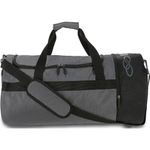 mala olympikus gym bag bg preto e cinza 48l (mp)