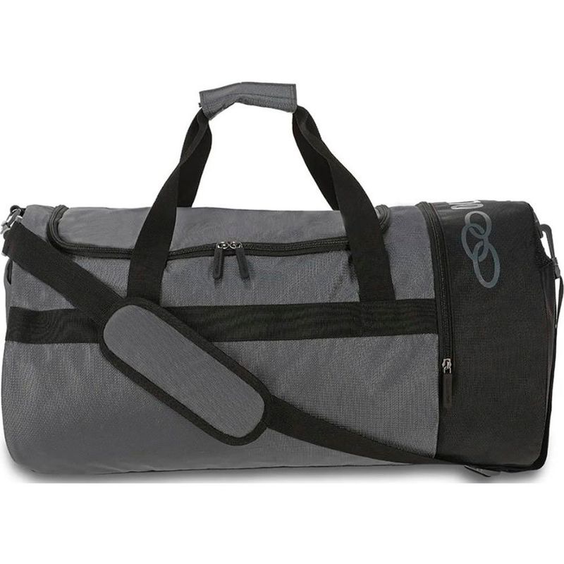 mala olympikus gym bag bg preto e cinza 48l (mp)
