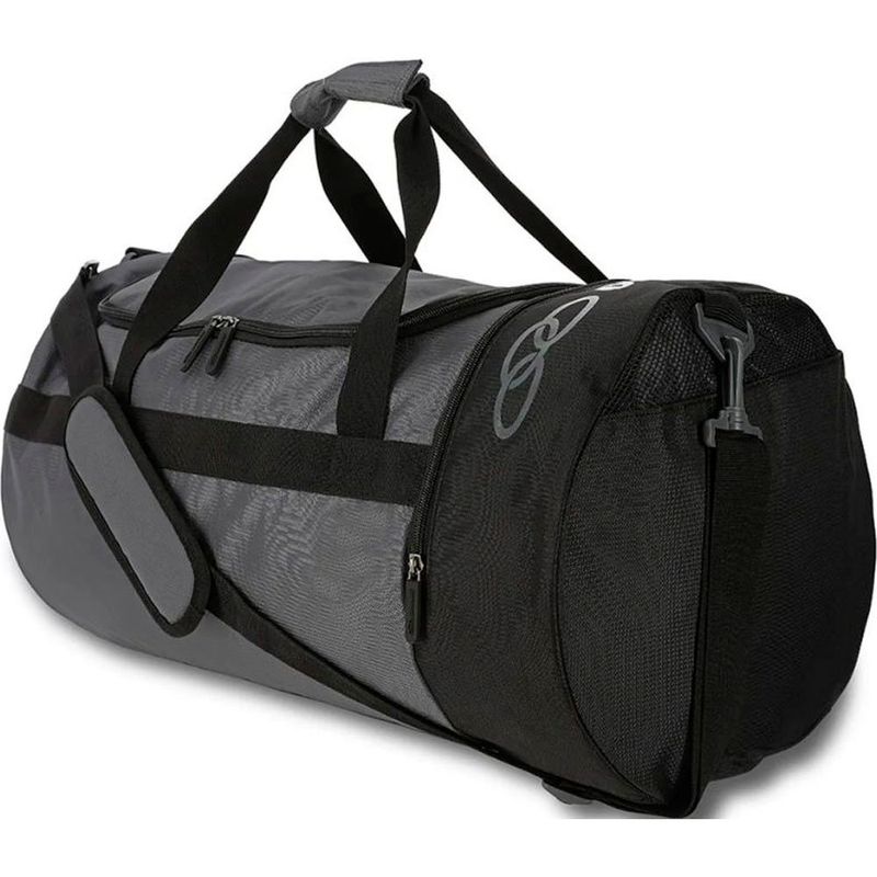 mala olympikus gym bag bg preto e cinza 48l (mp)