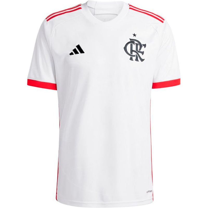 camisa flamengo 2 adidas manto cr 2024 branco m (mp)