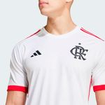 camisa flamengo 2 adidas manto cr 2024 branco m (mp)