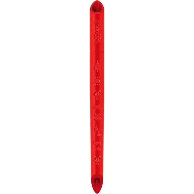 lápis de cor maped colorpeps infinity red kiss vermelho 12 unidades (mp)