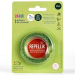 pulseira perfumada aroma de citronela repellik 1 unidade cores sortidas likluc