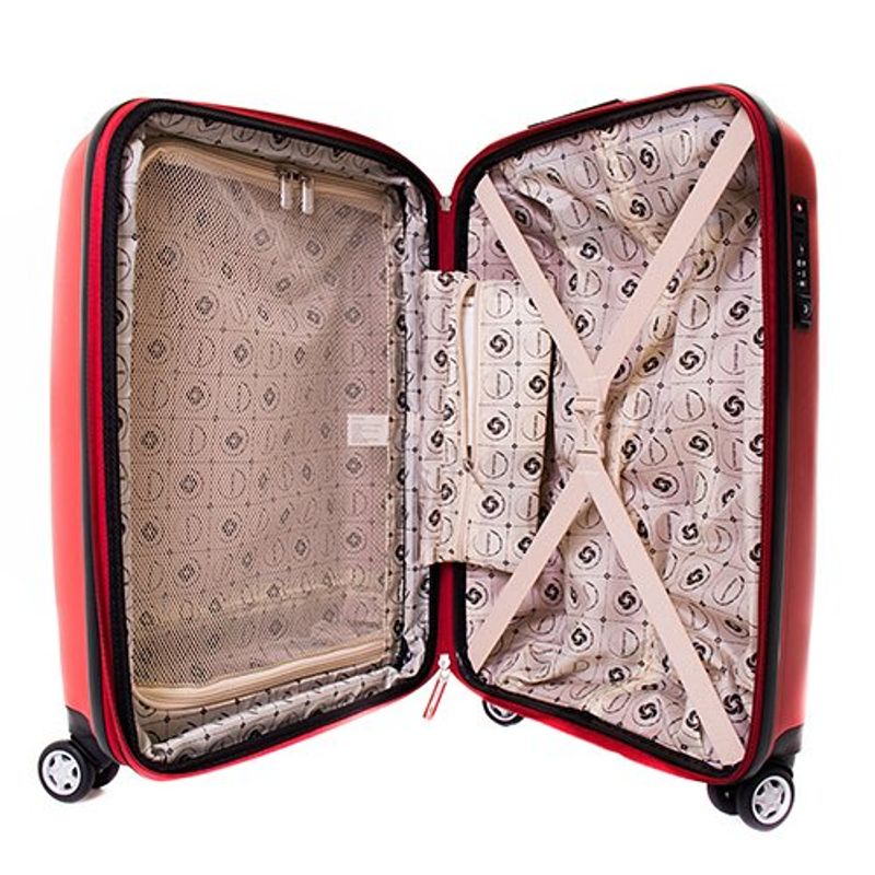 mala samsonite spin air 621000075 75cm polipropileno vermelho