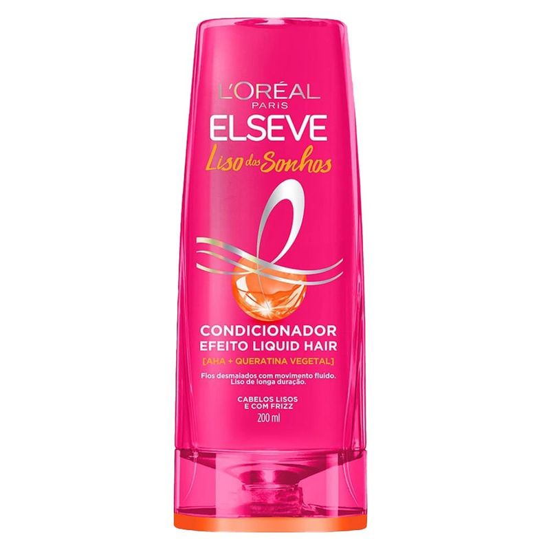 condicionador liso dos sonhos 200ml elseve