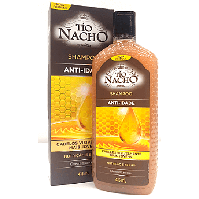 shampoo genomma tio nacho anti-idade 415ml