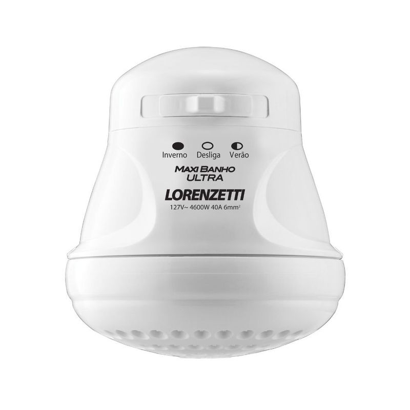 chuveiro elétrico lorenzetti com cano 220v 4600w maxi banho ultra (mp)