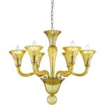 lustre de cristal sm mossi com pingentes decorativos verde a-mbi