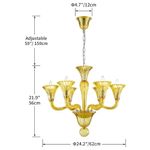 lustre de cristal sm mossi com pingentes decorativos verde a-mbi