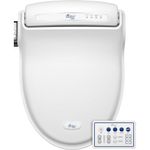 bidê elongado bio bidet com jato de água frontal branco a-mbi