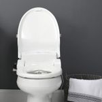 bidê elongado bio bidet com jato de água frontal branco a-mbi