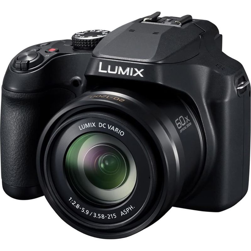 Câmera Fotográfica Panasonic LUMIX FZ80D 4K preto A-MBI