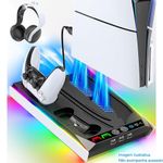 dock de carregamento para ps5 gamsingy com led branco a-mbi