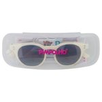 óculos de sol infantil flexivel pimpolho branco 98385 (mp)