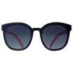 óculos de sol infantil flexivel pimpolho rosa e preto 98384 (mp)