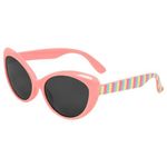 óculos de sol infantil pimpolho rosa com listras 96535 (mp)