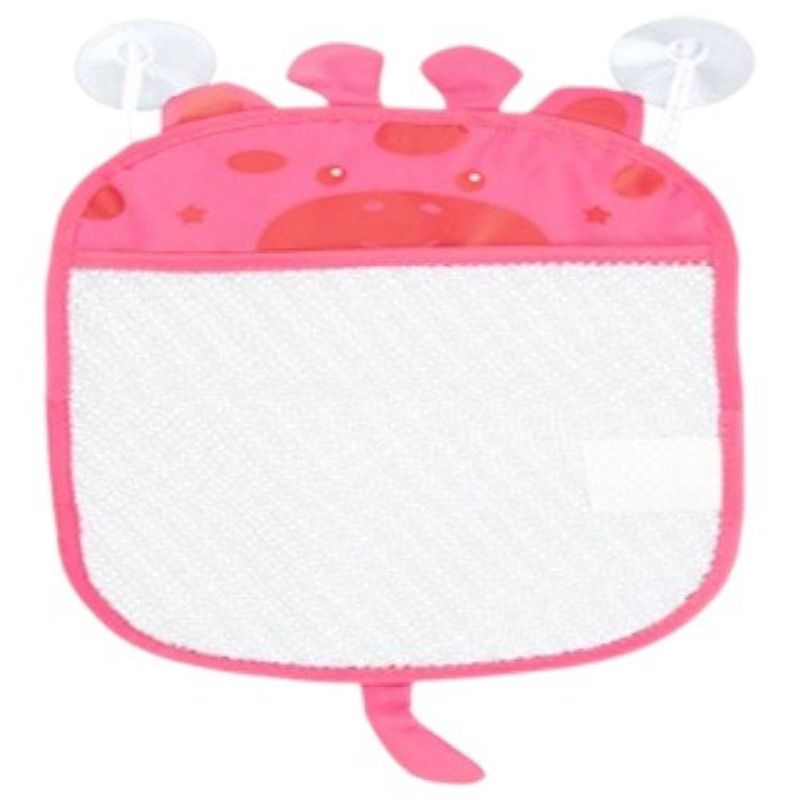 organizador de brinquedos de banho pimpolho girafa rosa 30401 (mp)