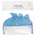 organizador de brinquedos de banho pimpolho dinossauro azul 30402 (mp)