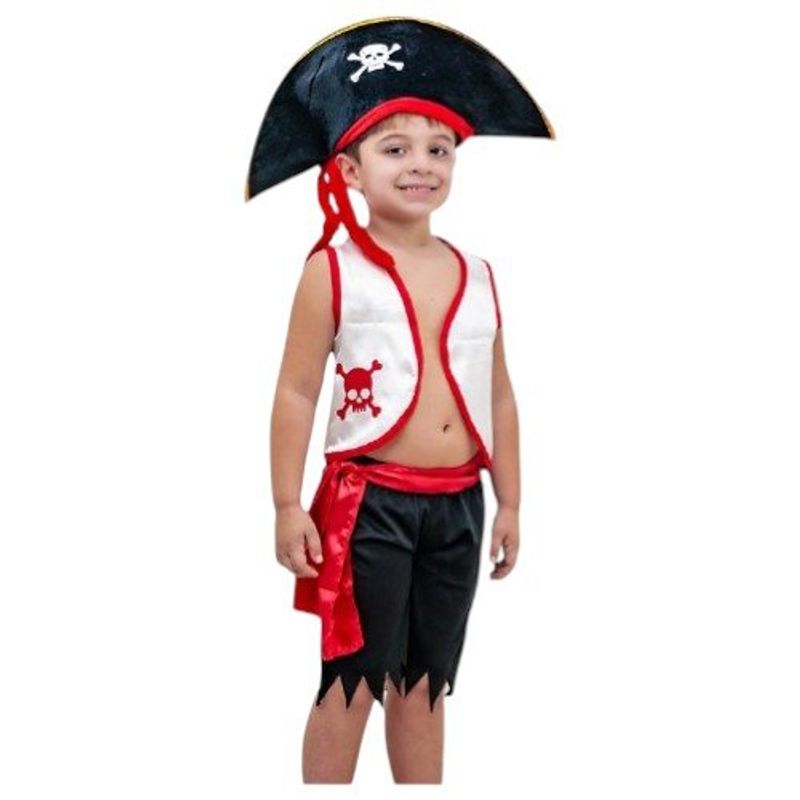 fantasia infantil pirata ione e eduardo tamanho p ie023p (mp)