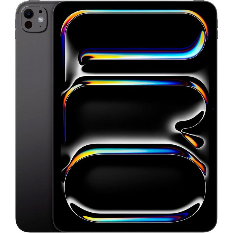 ipad pro m4 256gb tela 11" câmera 12mp preto espacial at-bi