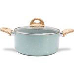 caçarola brinox botanika 3,5 litros com tampa 22cm indução verde 4815/332