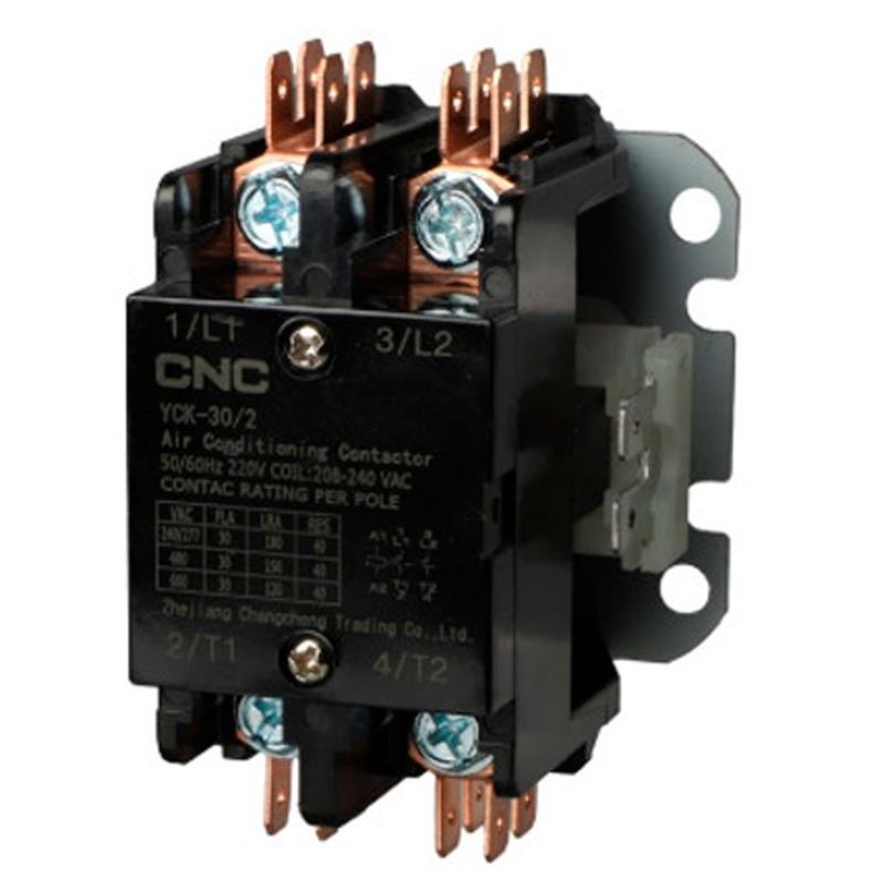 contator chint 2 polos cnc-yck para ar condicionado 30a (mp)