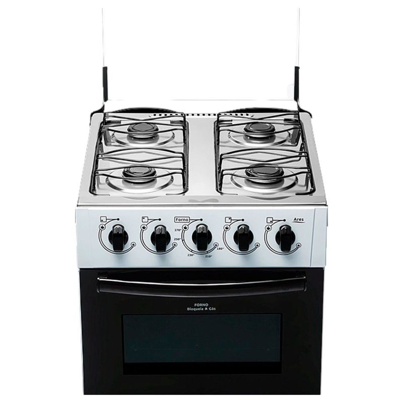 fogão 4 bocas realce ares branco (mp)