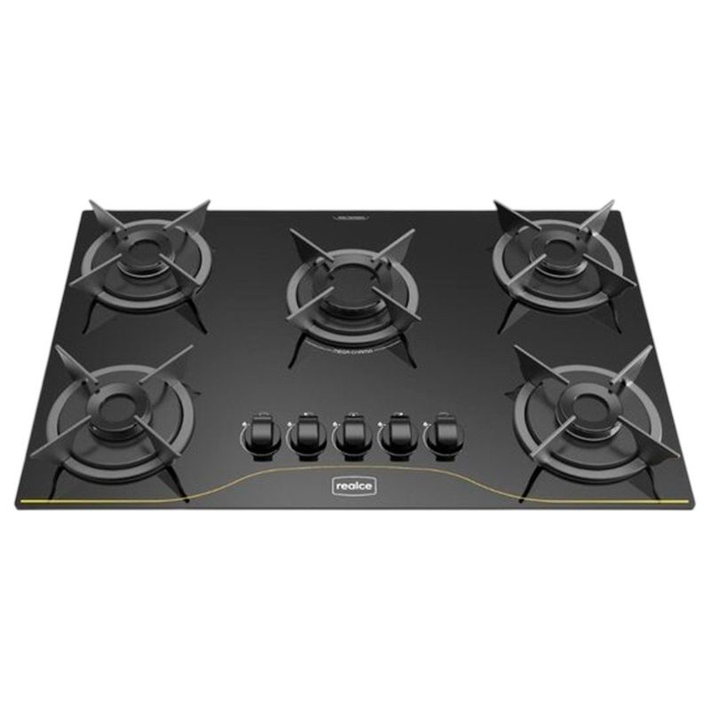 cooktop 5 bocas realce automático preto (mp)