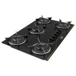 cooktop 5 bocas realce automático preto (mp)