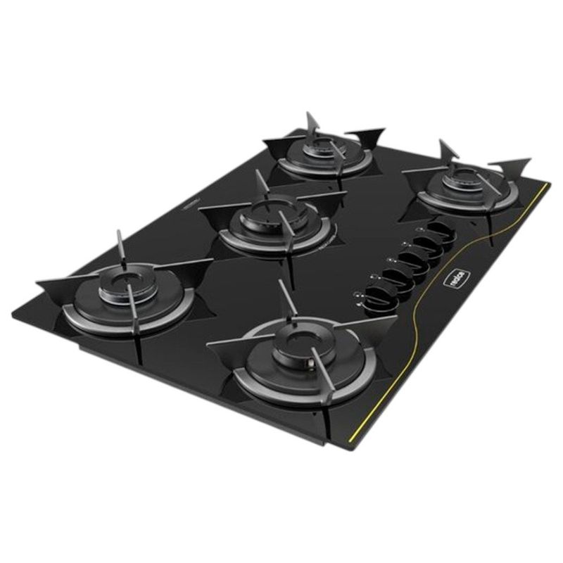 cooktop 5 bocas realce automático preto (mp)