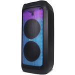 caixa de som amplificada philco flahs lights e full led 2000w preto pcx10101