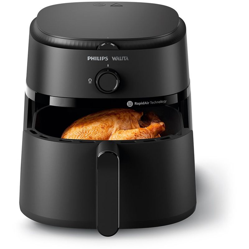 fritadeira air fryer philips walita 6,2 litros série 1000xl preto na130/00
